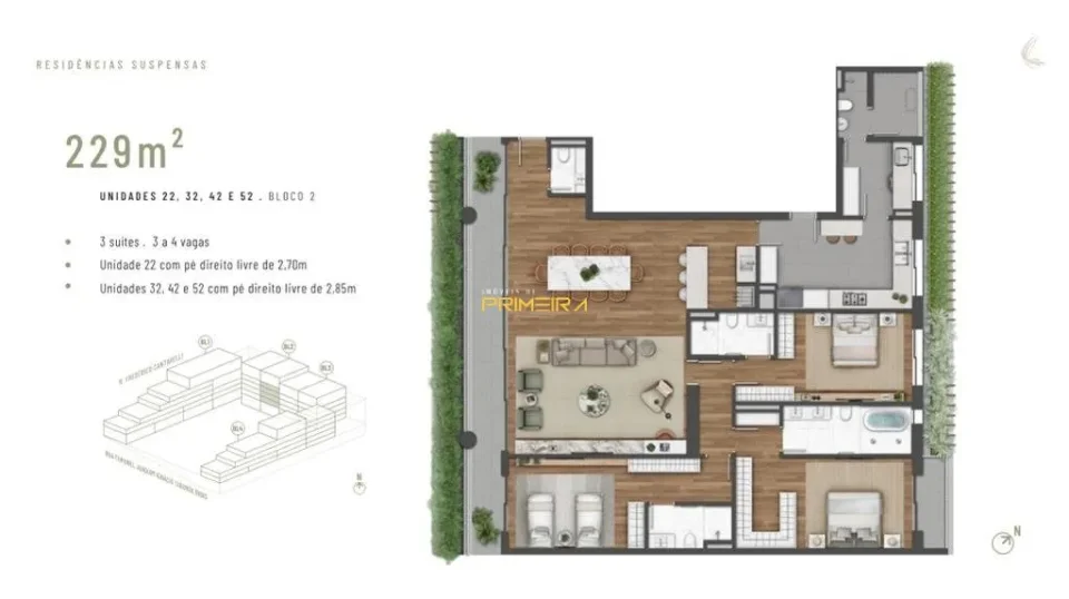 Apartamento 3 quartos à venda em Bigorrilho, Curitiba/PR, foto 3