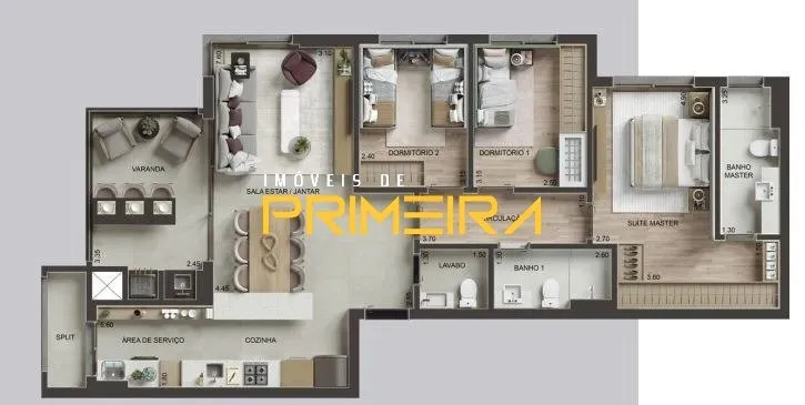 Apartamento 3 quartos à venda em Centro Cívico, Curitiba/PR, foto 3