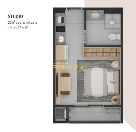 Studio 1 quarto à venda em Jardim das Américas, Curitiba/PR, foto 23
