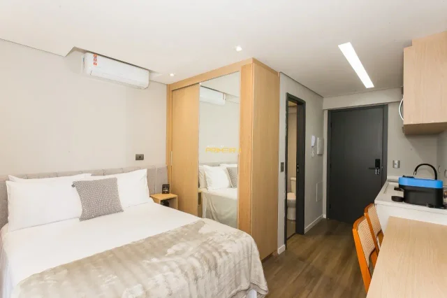 Studio com 18,83m² no Água Verde em Água Verde, Curitiba