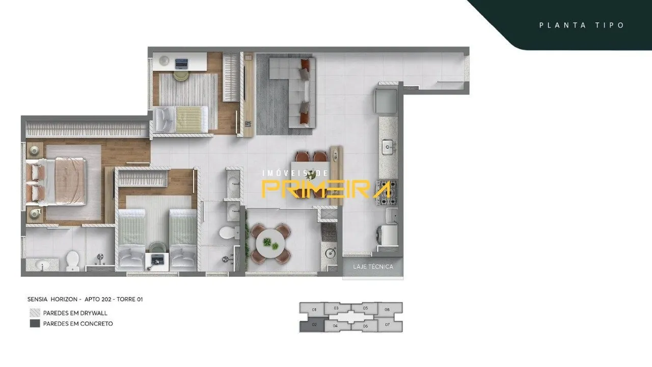 Apartamento 3 quartos à venda em Boa Vista, Curitiba/PR, foto 13