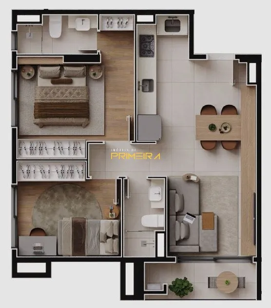 Apartamento 1 quarto à venda em Cristo Rei, Curitiba/PR, foto 20