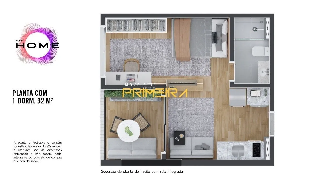 Apartamento 1 quarto à venda em Centro, Curitiba/PR, foto 29