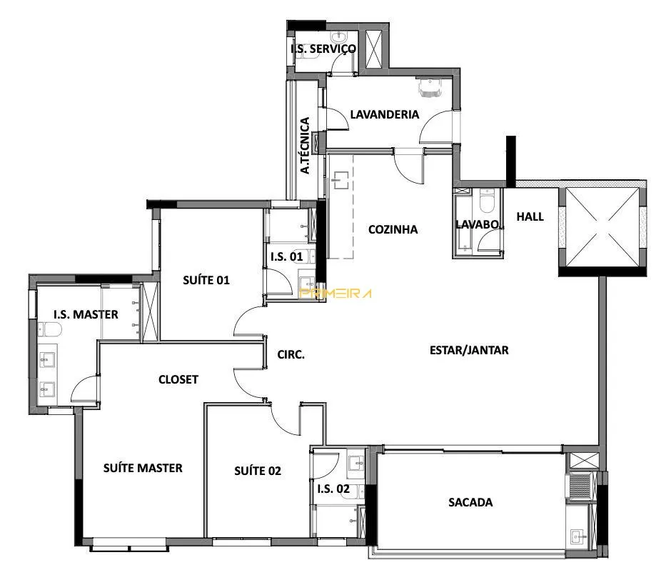 Apartamento 3 quartos à venda em Ecoville, Curitiba/PR, foto 9