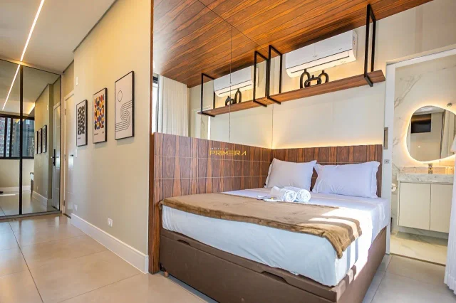 Studio Mobiliado com 1 vaga à venda no Batel em Batel, Curitiba
