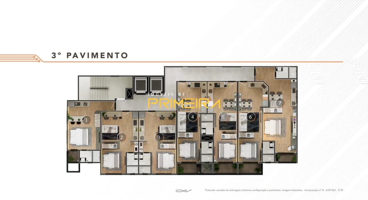 Studio 1 quarto à venda em Alto da Rua XV, Curitiba/PR, foto 3