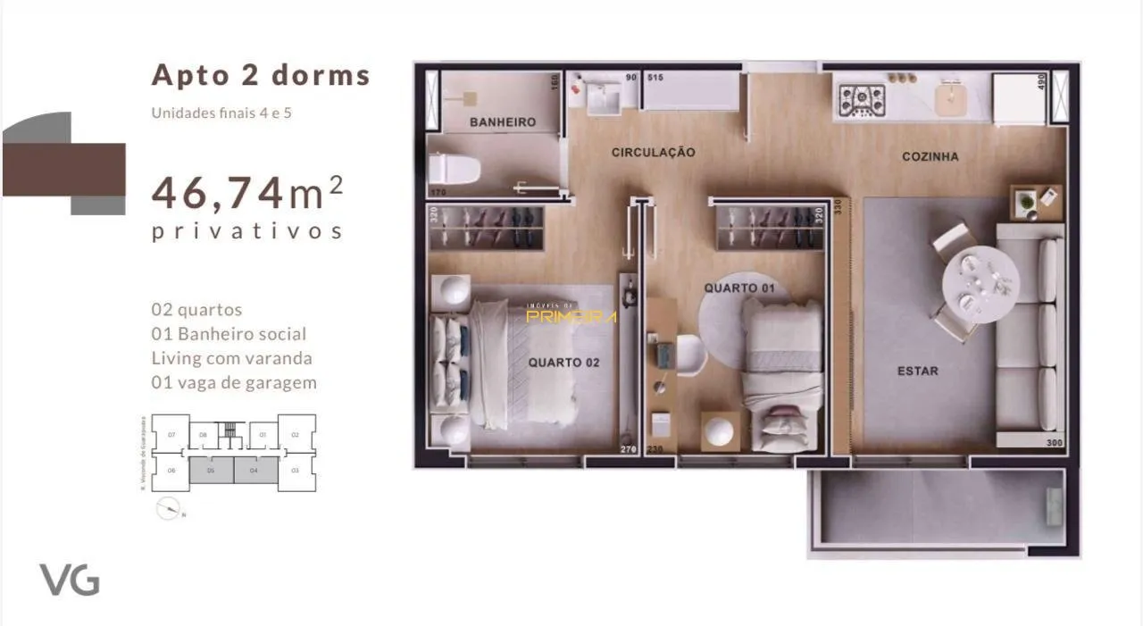 Apartamento 2 quartos à venda em Centro, Curitiba/PR, foto 11