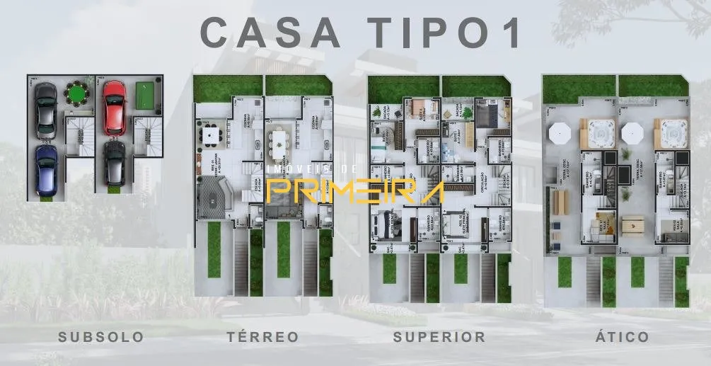 Casa em Condomínio 3 quartos à venda em Água Verde, Curitiba/PR, foto 10