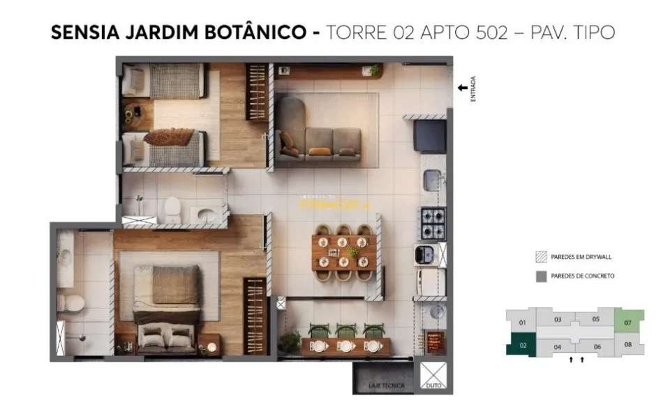 Apartamento 1 quarto à venda em Cristo Rei, Curitiba/PR, foto 2