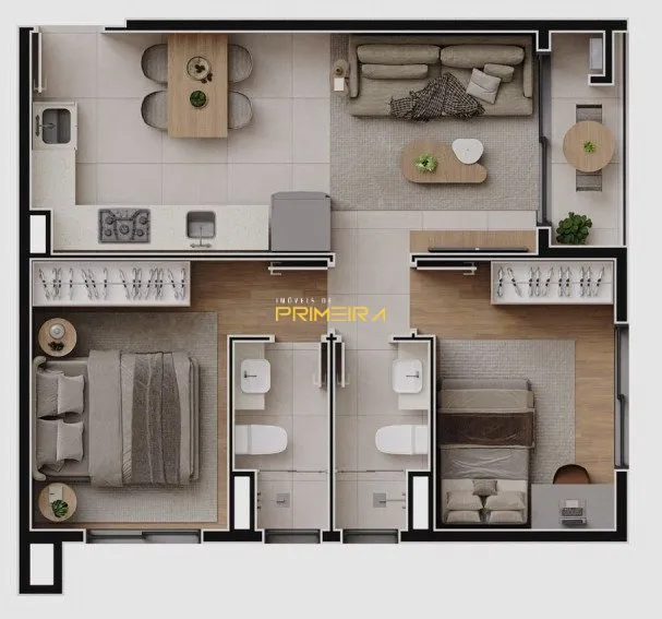 Apartamento 2 quartos à venda em Cristo Rei, Curitiba/PR, foto 19