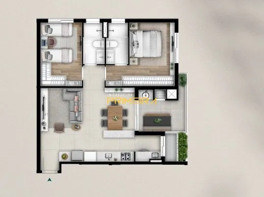 Apartamento 2 quartos à venda em Cabral, Curitiba/PR, foto 2