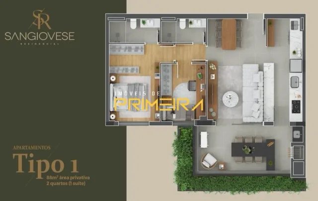 Sangiovese Residencial em Curitiba, foto 3