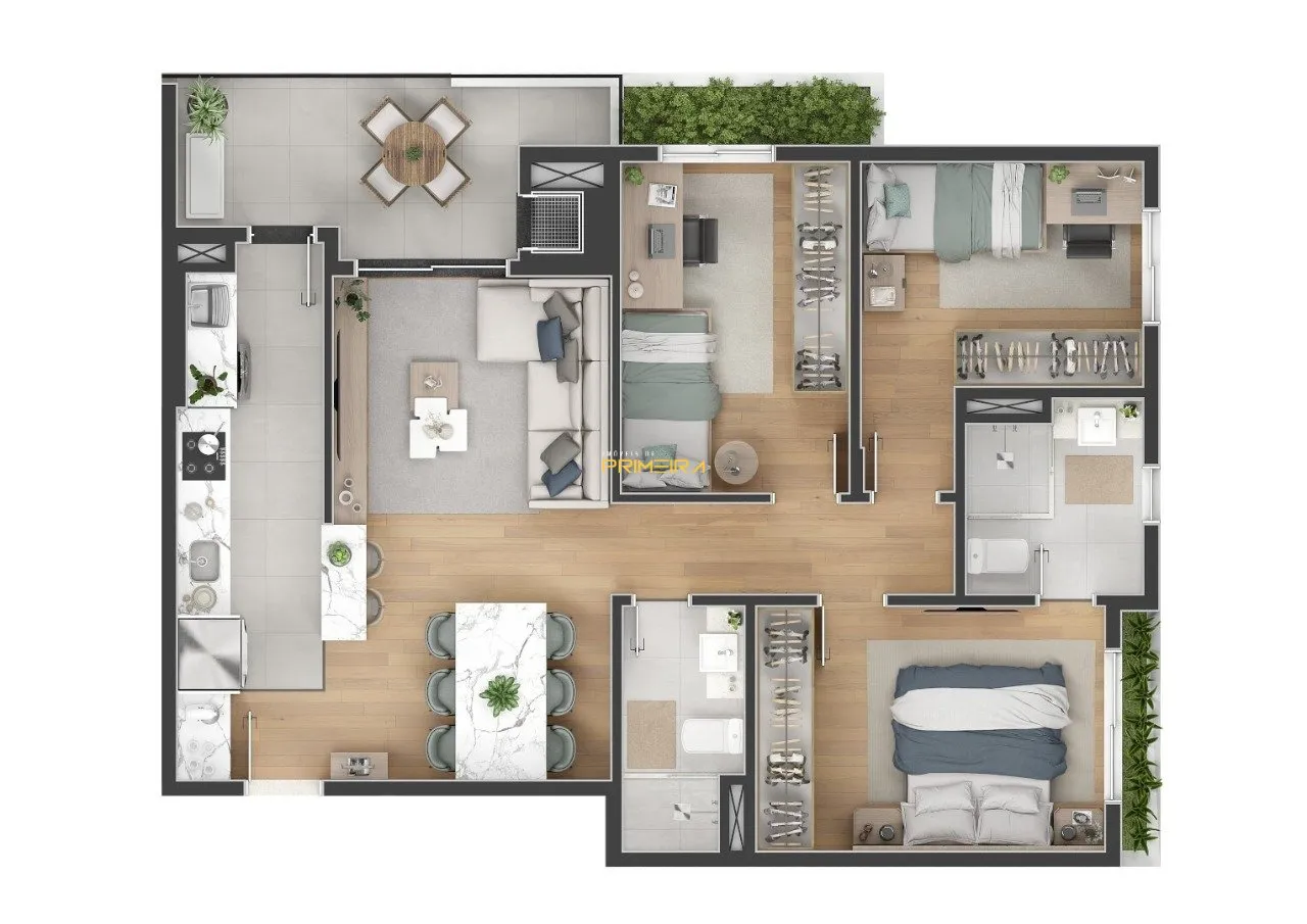 Apartamento 3 quartos à venda em Seminário, Curitiba/PR, foto 7