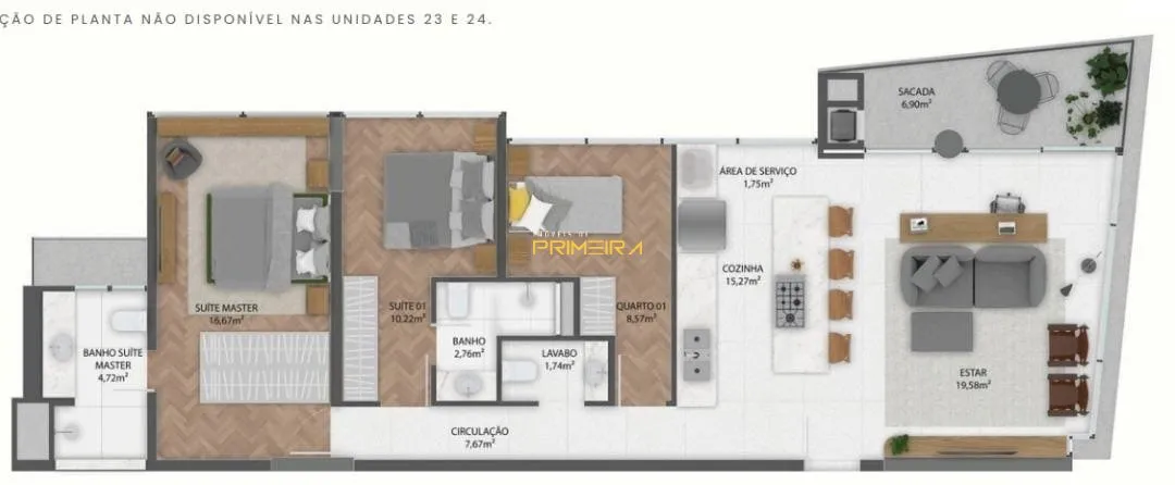 Apartamento 3 quartos à venda em Ecoville, Curitiba/PR, foto 17