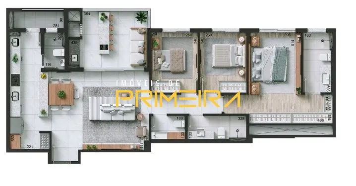 Apartamento 3 quartos à venda em Ahú, Curitiba/PR, foto 2