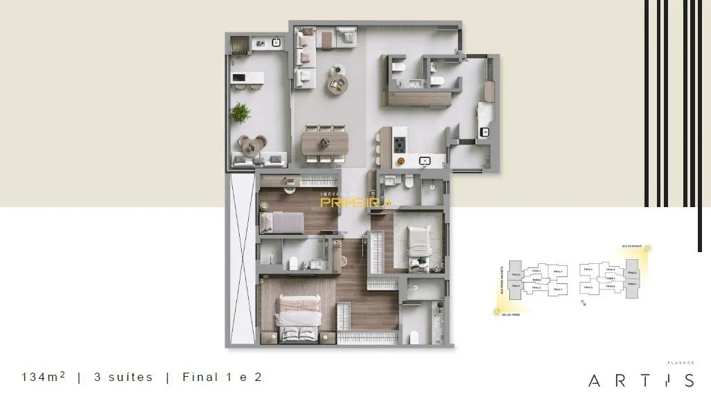 Apartamento 3 quartos à venda em São Francisco, Curitiba/PR, foto 12