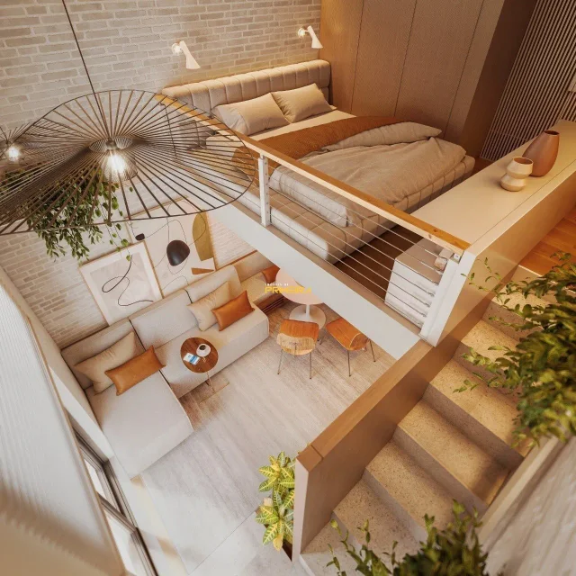 Atmos - Studio Plex com 30m² no Centro em Centro, Curitiba