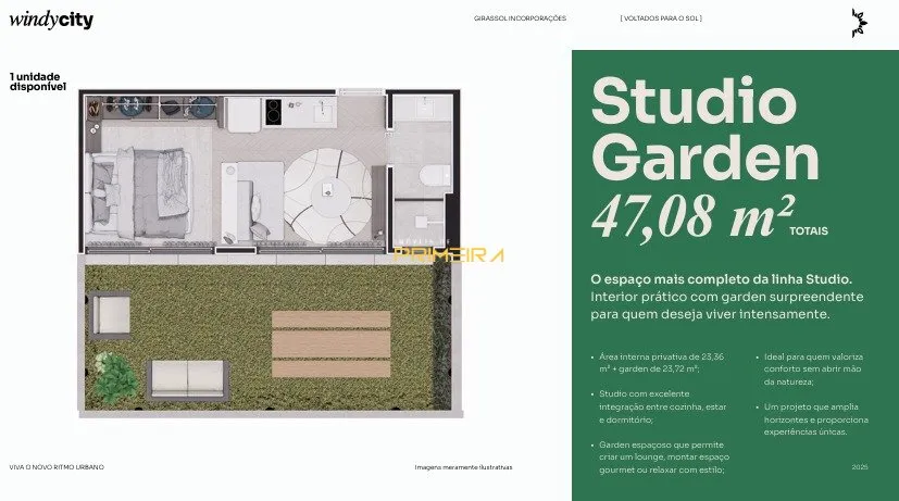 Studio 1 quarto à venda em Rebouças, Curitiba/PR, foto 29