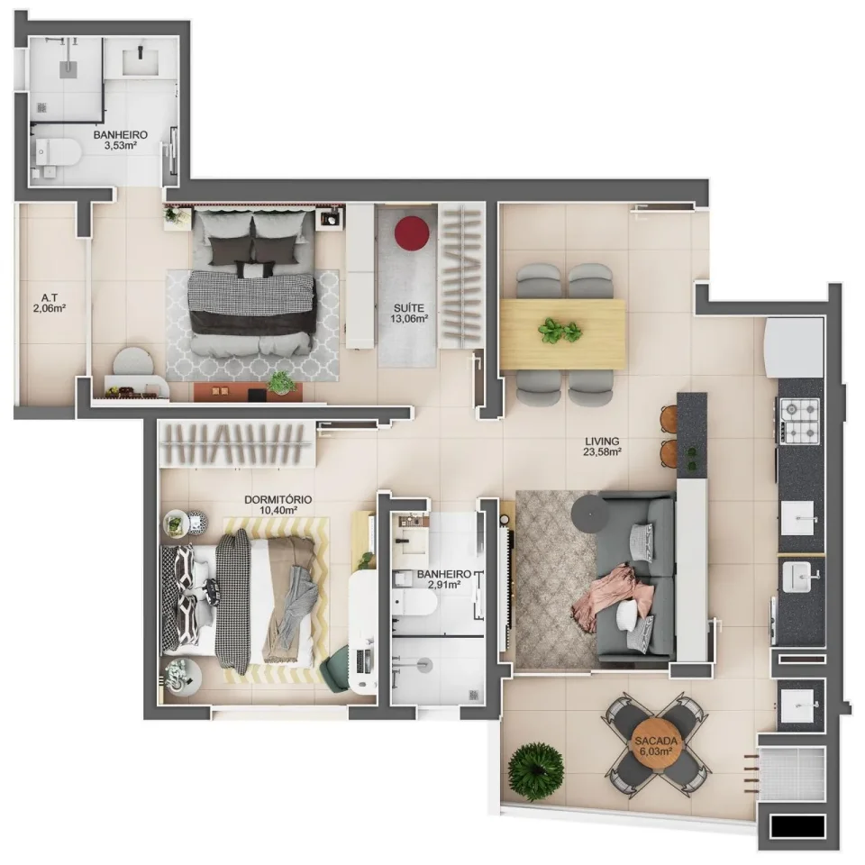 Apartamento 2 quartos à venda em Fazenda, Itajaí/SC, foto 5
