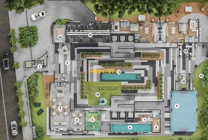 Garden / Diferenciados 3 quartos à venda em Ecoville, Curitiba/PR, foto 2