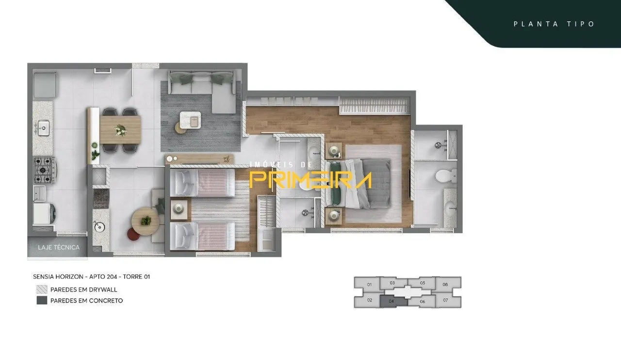 Apartamento 3 quartos à venda em Boa Vista, Curitiba/PR, foto 11