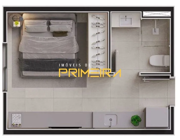 Apartamento 1 quarto à venda em Centro, Curitiba/PR, foto 2