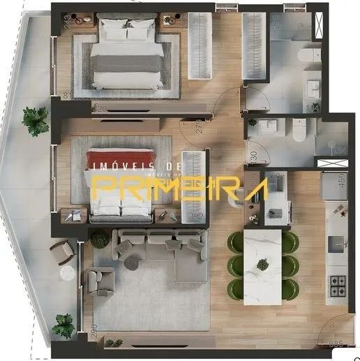 Studio 1 quarto à venda em Batel, Curitiba/PR, foto 11