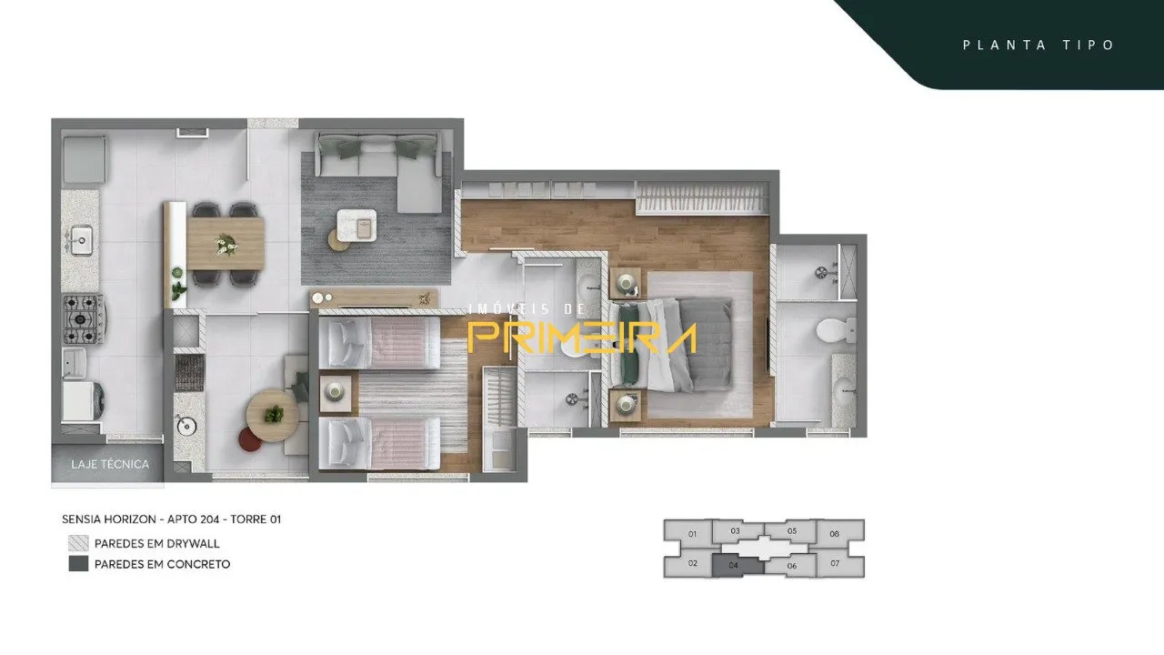 Apartamento 2 quartos à venda em Boa Vista, Curitiba/PR, foto 19