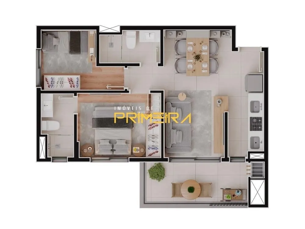 Apartamento 1 quarto à venda em Alto da Glória, Curitiba/PR, foto 23