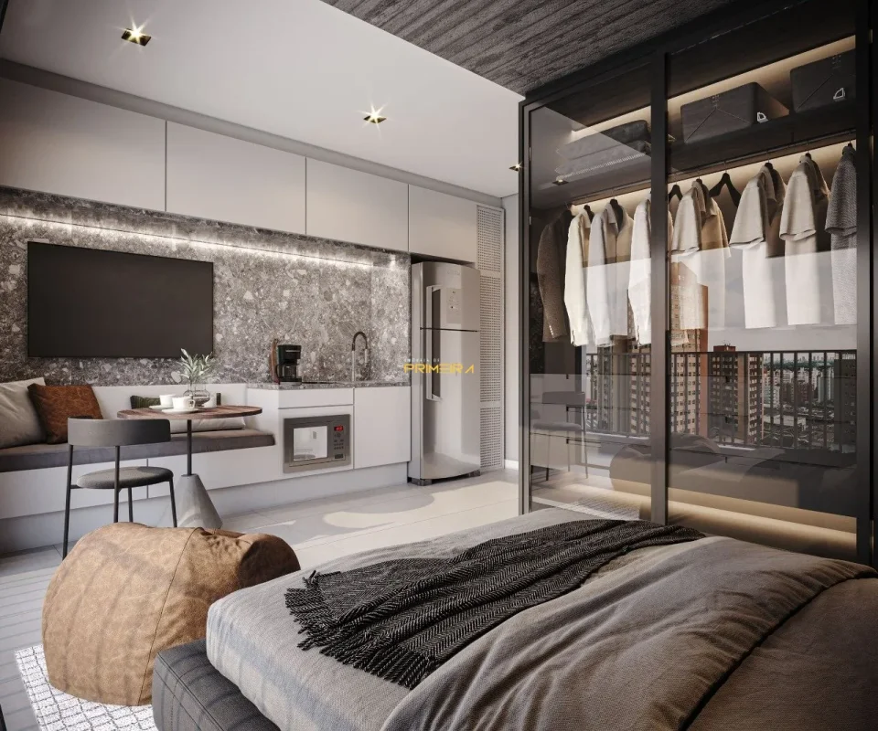 Apartamento 1 quarto à venda em Água Verde, Curitiba/PR, foto 5