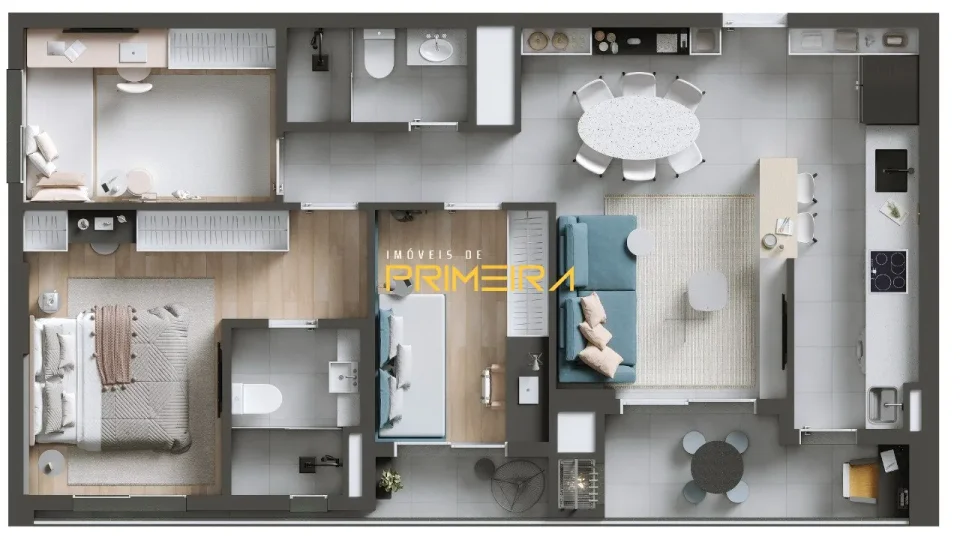 Apartamento 3 quartos à venda em Ecoville, Curitiba/PR, foto 3