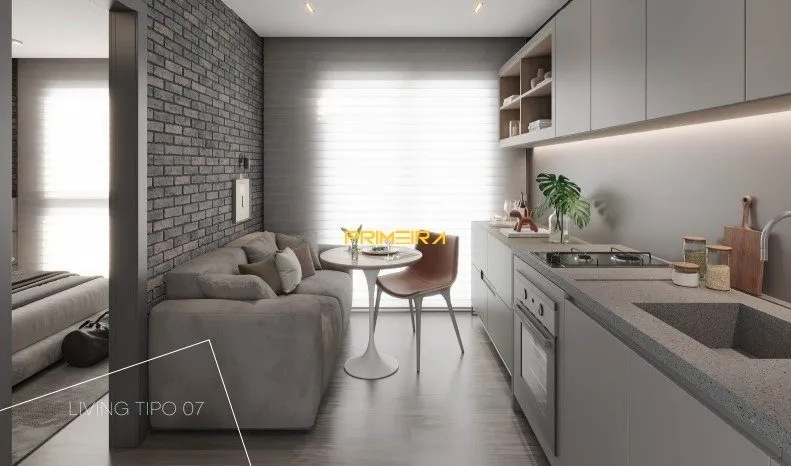 Apartamento 1 quarto à venda em Bacacheri, Curitiba/PR, foto 3