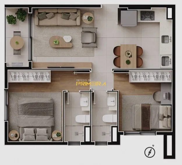 Apartamento 1 quarto à venda em Cristo Rei, Curitiba/PR, foto 21