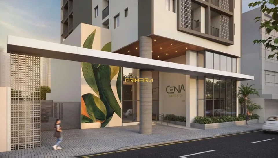 Fachada do Cena Passeio | Apartamento no Centro de Curitiba