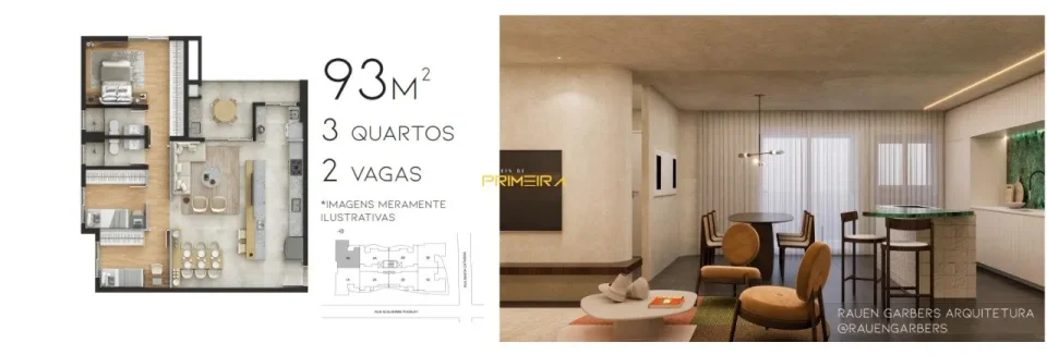 Apartamento 3 quartos à venda em Água Verde, Curitiba/PR, foto 5