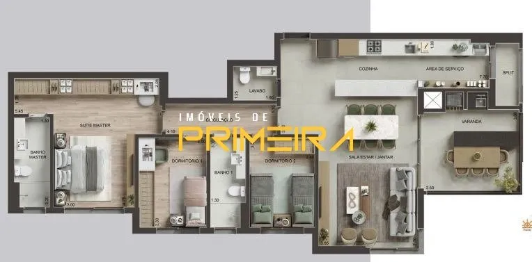 Apartamento 3 quartos à venda em Centro Cívico, Curitiba/PR, foto 2