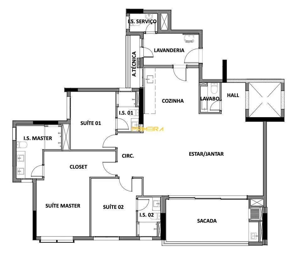 Apartamento 3 quartos à venda em Ecoville, Curitiba/PR, foto 7