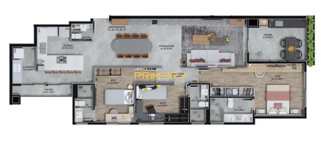 Apartamento 3 quartos à venda em Água Verde, Curitiba/PR, foto 2